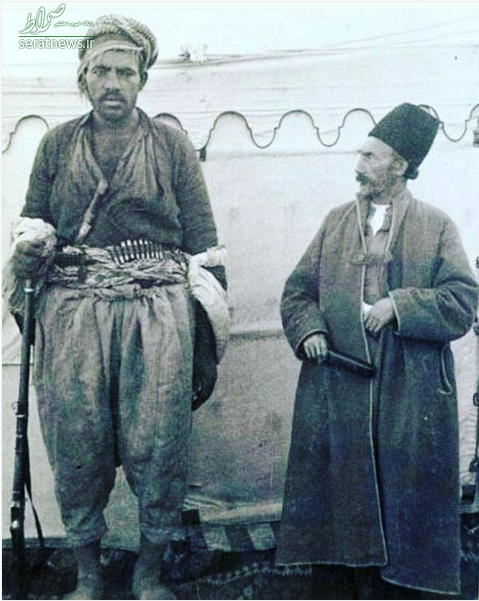 عکس/ارباب و غلام زمان قاجار در کنار همدیگر