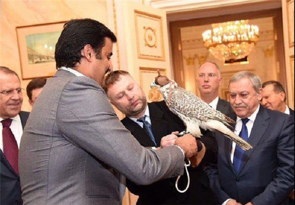 هدیه پوتین به امیر قطر +عکس