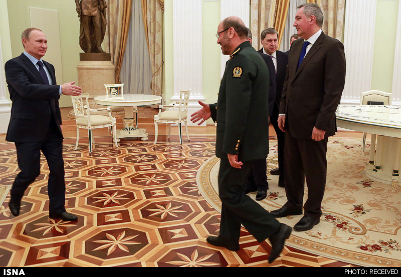 تصاویر دیدار وزیر دفاع ایران با پوتین