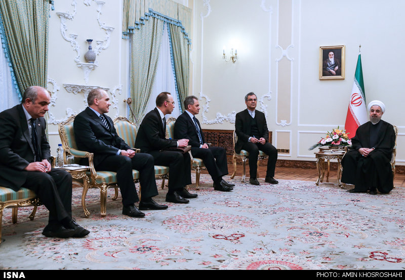 تصاویر: دیدار وزیر دفاع روسیه با روحانی