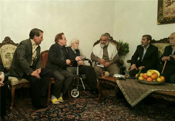 عیادت سردار نقدی از حمید سبزواری +تصاویر