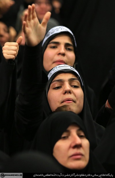 تصاویر: دومین شب عزاداری فاطمیه در بیت رهبری