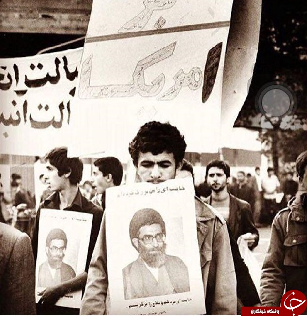تبلیغات انتخاباتی برای رهبر انقلاب در سال 60+عکس