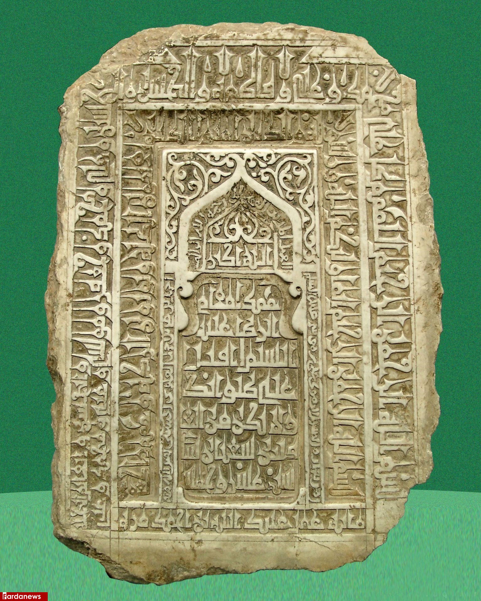 عکس: قدیمی‌ترین سنگ مرقد مطهرحضرت رضا(ع)