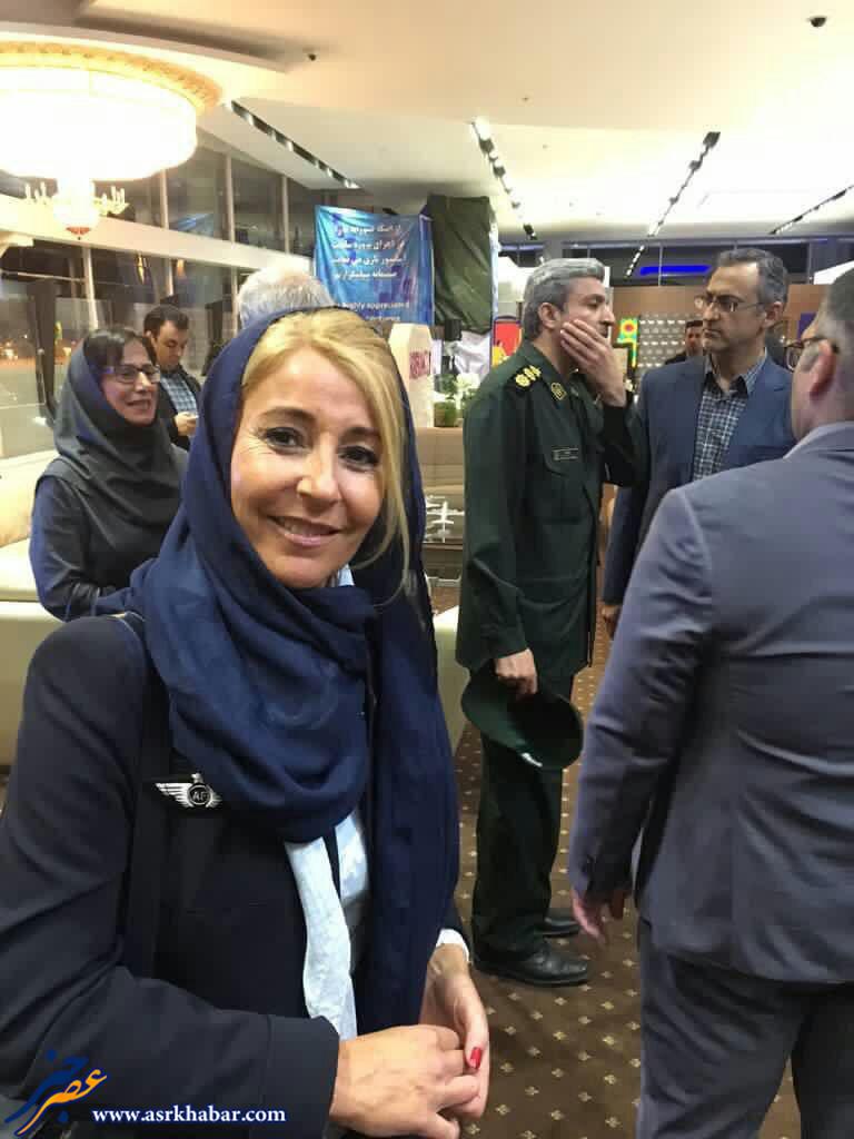 عکس: حجاب خدمه هواپيماى ايرفرانس در تهران