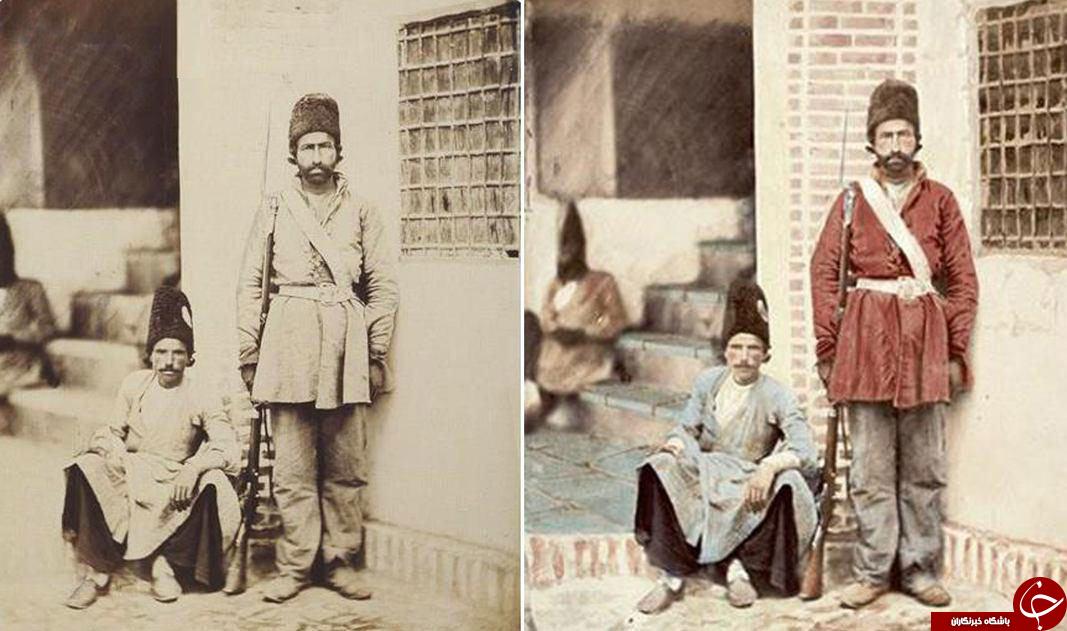 نخستین تصویر رنگی شده در ایران