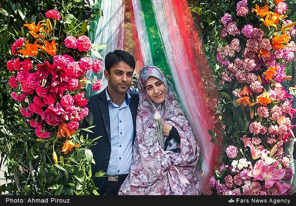 تصاویر: مراسم ازدواج ۲۷۰ زوج دانشجو