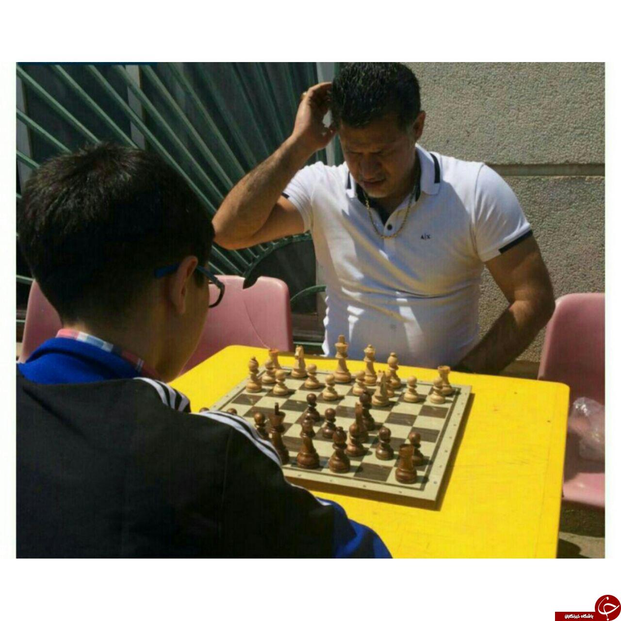 عکس: تساوی علی دایی مقابل پدیده شطرنج ایران