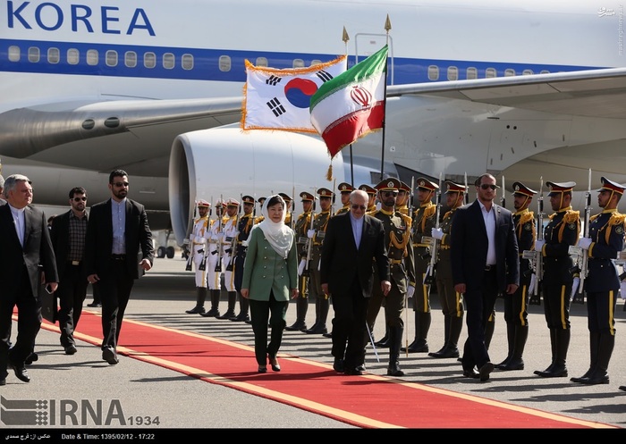 عکس: ورود رئیس جمهور کره‌جنوبی به تهران