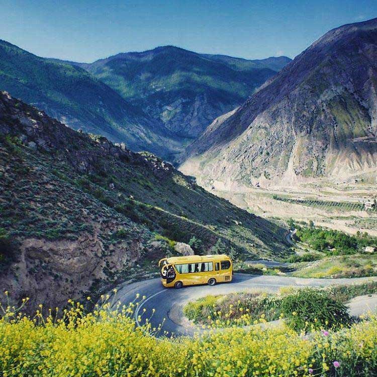 عکس: جاده‌ای دیدنی در شمال ایران/ عکس