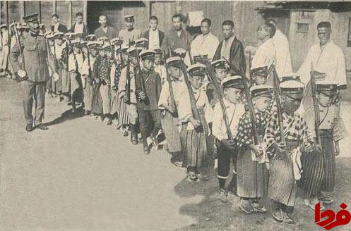 سربازان کودک ژاپنی در قدیم