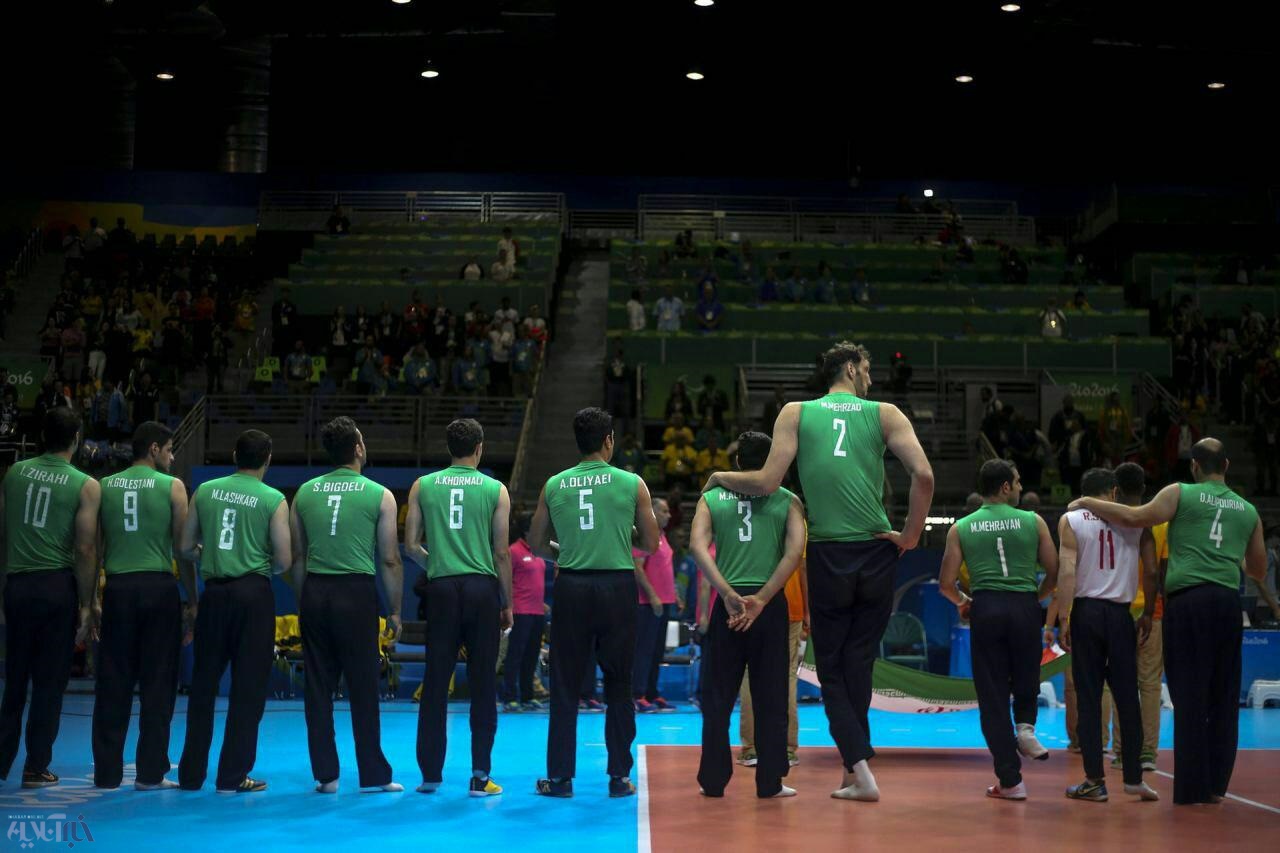 تیم والیبال نشسته ایران