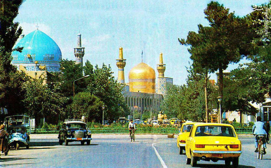 خیابان امام رضا مشهد در دهه ۱۳۴۰