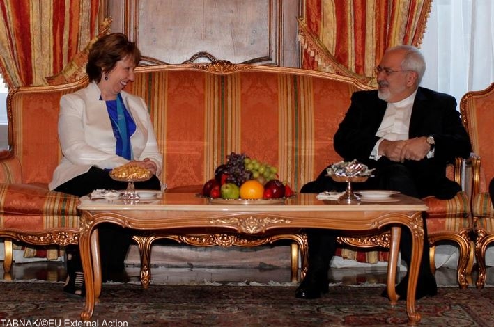 دیدار ظریف و اشتون در دفتر نمایندگی ایران