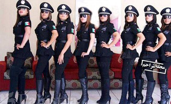 تیپ و پوشش زنان پلیس در کشورهای مختلف,زنان پلیس در مکزیک
