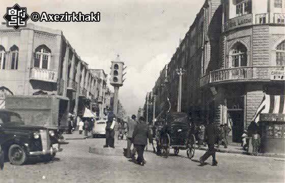 اولین چراغ راهنمایی ایران 