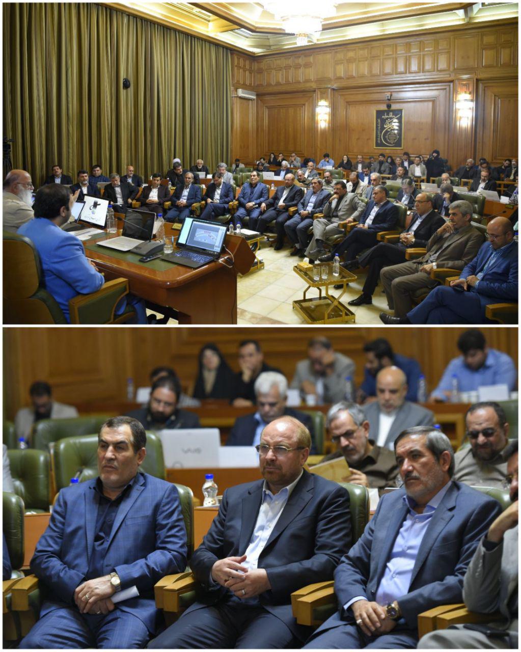  قالیباف در آخرین جلسه شورای شهر تهران