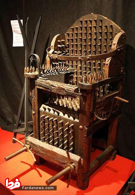 صندلی شکنجه در قرون وسطی