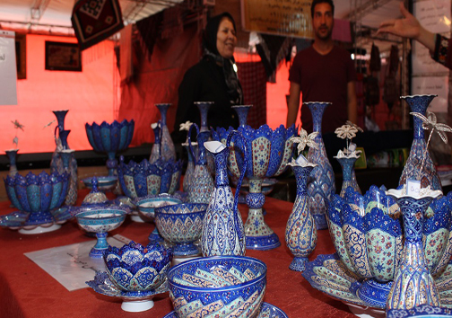 نمایشگاه سوغات و صنایع دستی استان‌ها در ساری + تصاویر