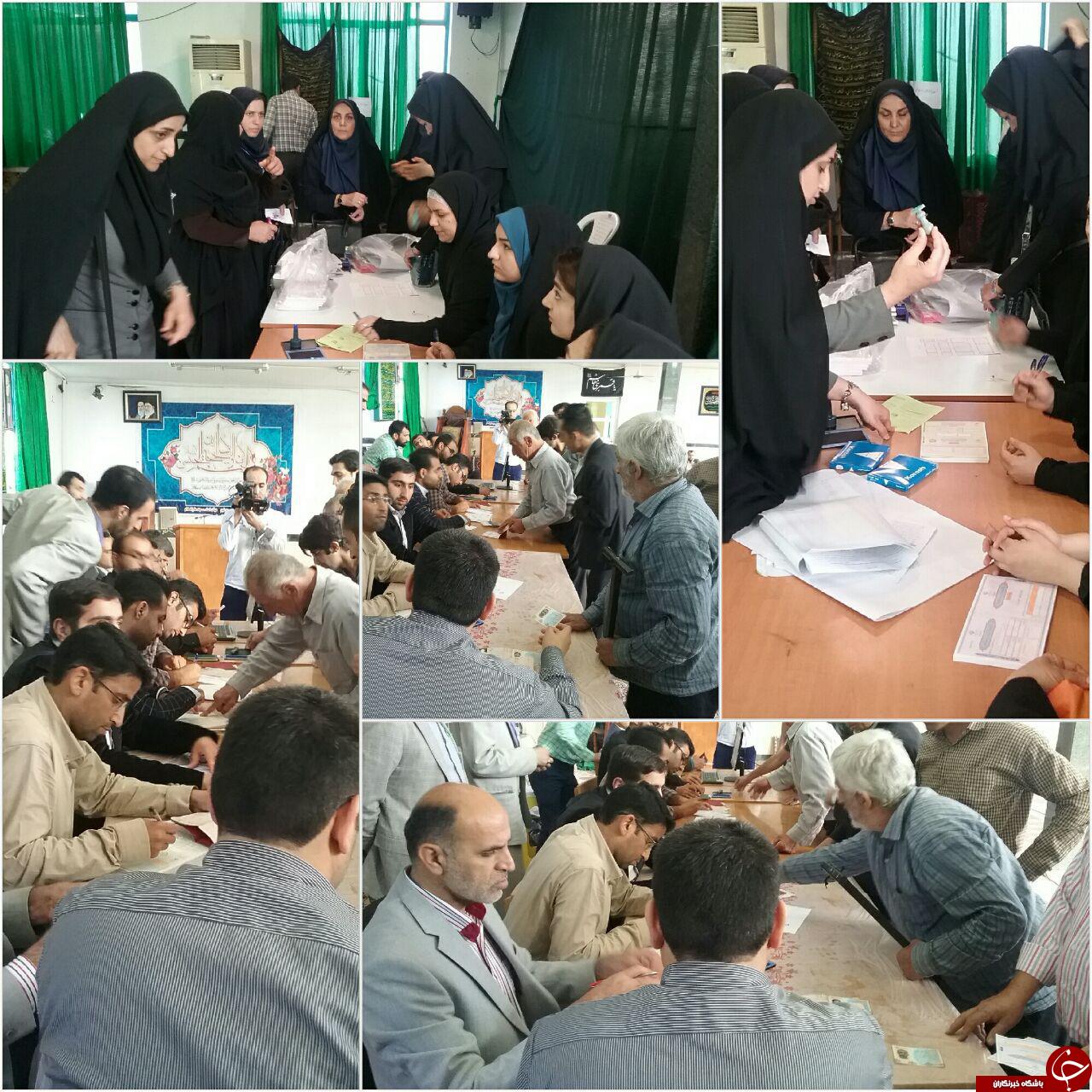 آغاز انتخابات ریاست جمهوری و شوراها در مازندران+تصاویر