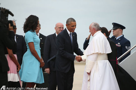 استقبال کم سابقه از پاپ در آمریکا + عکس