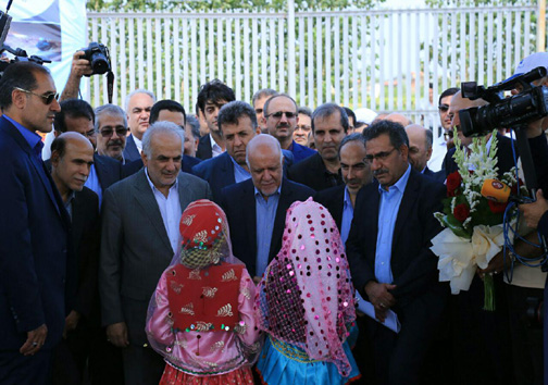 افتتاح خط انتقال گاز دامغان به ساری با حضور وزیر نفت+ تصاویر