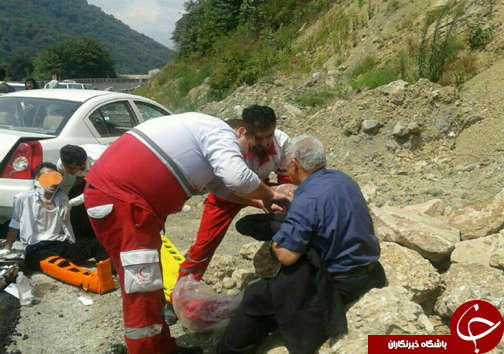 سانحه رانندگی شدید در قائم شهر + تصاویر