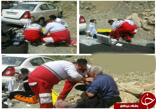 سانحه رانندگی شدید در قائم شهر + تصاویر