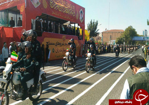 برگزاری رژه اقتدار نیروهای مسلح مازندران + تصاویر