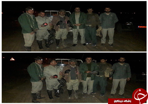شکارچیان غیر مجاز در دام محیط بانان ۴ شهر مازندران