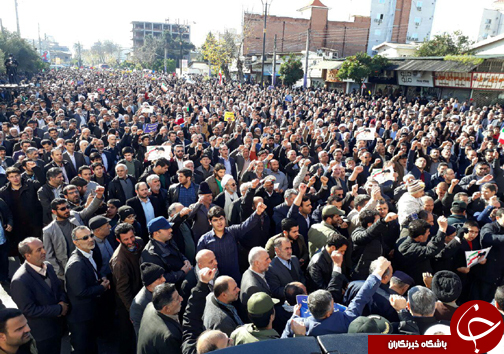 راهپیمایی مردم بابل و چالوس در محکومیت فتنه اغتشاشگران+ تصاویر