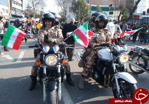 حضور پر شور دیار علویان پیش از آغاز راهپیمایی ۲۲ بهمن ۹۶+تصاویر
