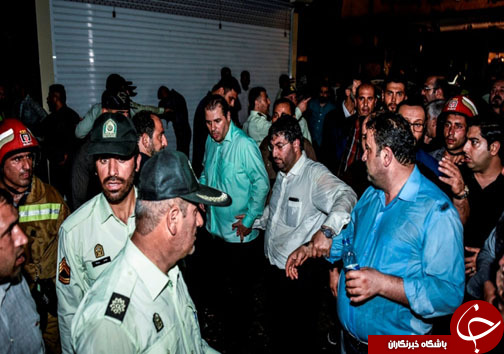 حضور موثر پلیس در حادثه مسجد جامع ساری + تصاویر
