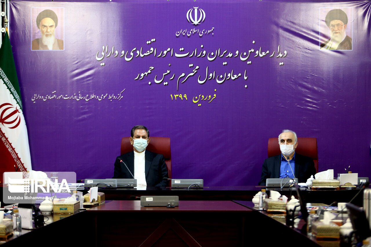 تصاویر: جلسه معاون اول با وزیر و معاونان وزارت اقتصاد و امور دارایی