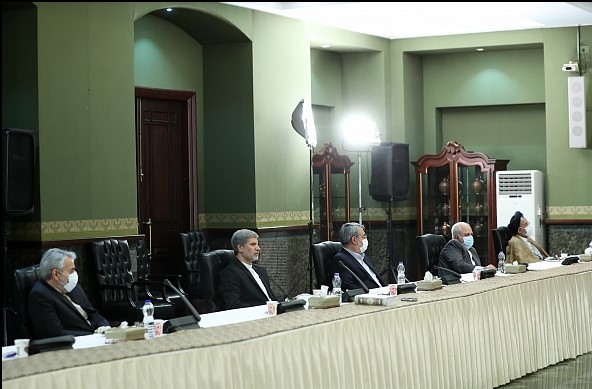 تصویری از اولین جلسه شورای عالی امنیت ملی با ترکیب جدید سران قوا / هم قالیباف آمد هم ظریف و شمخانی