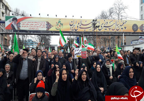 آغاز حضور پرشور دیار علویان در جشن چهل سالگی انقلاب اسلامی +تصاویر