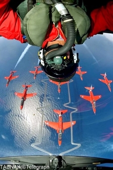 عکس تهیّه شده از یک مانور هوایی بر فراز قبرس