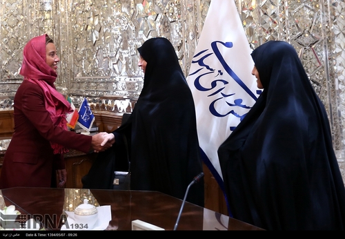 دیدار موگرینی با نمایندگان زن مجلس ایران