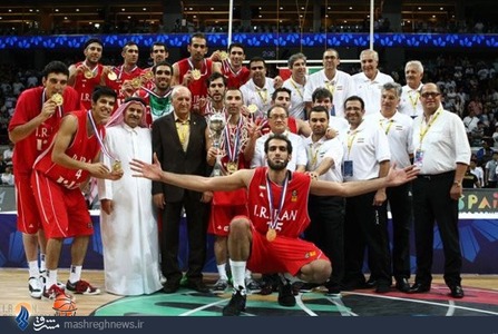 قهرمانی تیم ملی بسکتبال ایران در جام ملت‌های آسیا