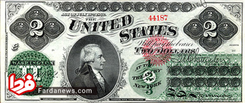 2 دلار جرج واشنگتن