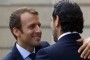 نخست وزیر مستعفی لبنان به همراه همسرش با استقبال رئیس جمهوری فرانسه وارد کاخ الیزه شد.