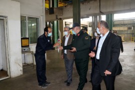  بازدید فرماندهی انتظامی استان از شرکت چوب و کاغذ استان
