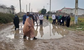 معاون رئیس‌جمهور از محله آسیب‌پذیر نوبنیاد ساری دیدن کرد