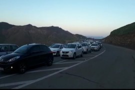  ترافیک محور کندوان سنگین است