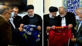 عکس | «رئیسی» پرسپولیسی‌ است یا استقلالی؟