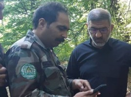 2 هکتار از جنگل‌های کیاسر  طعمه آتش شد/ درخواست بالگرد دوم برای مهار آتش