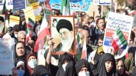 راهپیمایی مردمی مازندران در حمایت از مرجعیت، حجاب و عفاف
