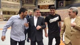 قدردانی استاندار از کشتی گیران تیم ملی 