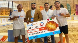 فتح سکوی سومی فوتوالی ایران توسط بازیکنان مازندران