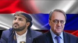دیدار و گفتگوی اعضای انصارالله یمن با نماینده ویژه پوتین در مسکو